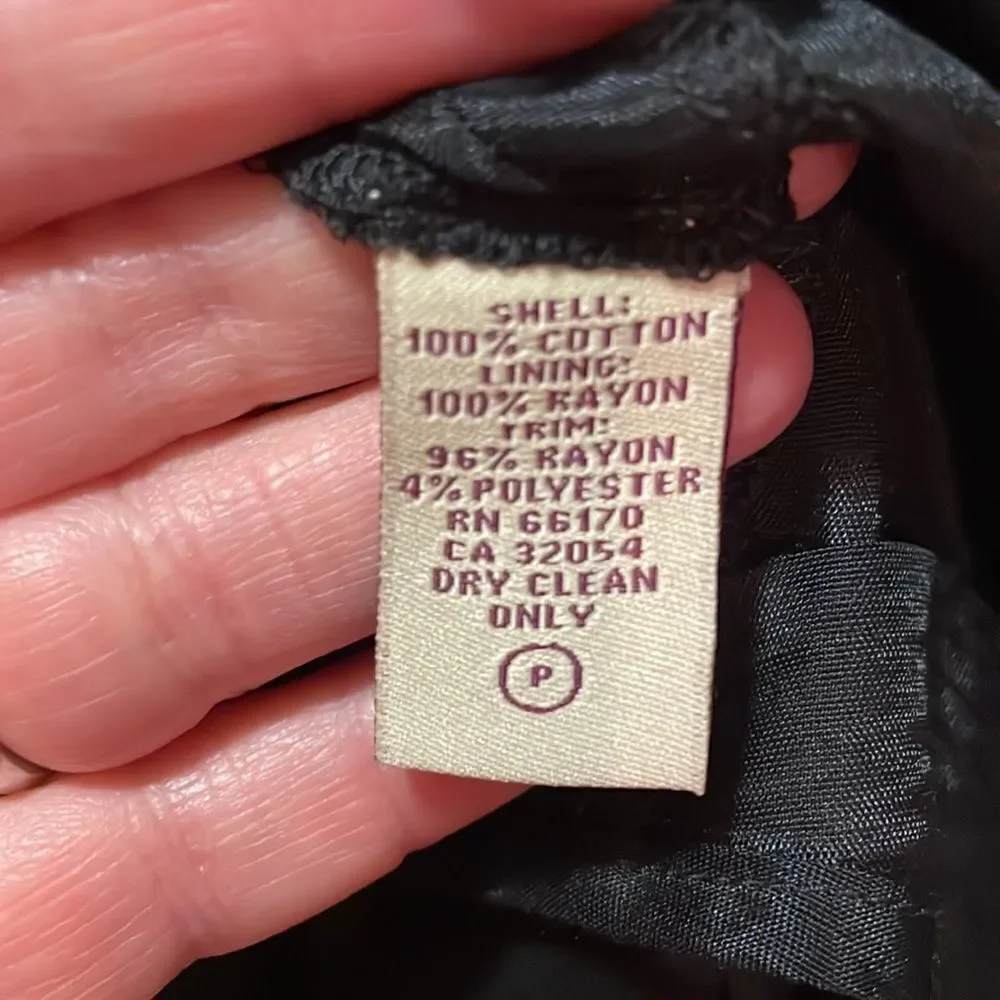 Free People Black & Silver Tiered Ruffle Hem Skirt - Picture 6 of 6